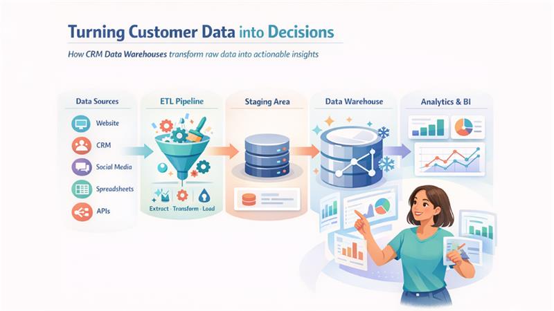 How a CRM Warehouse Works 