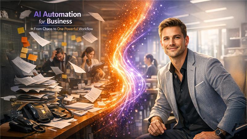 All-in-One AI workspace helping businesses automate workflows, manage tools, and improve productivity