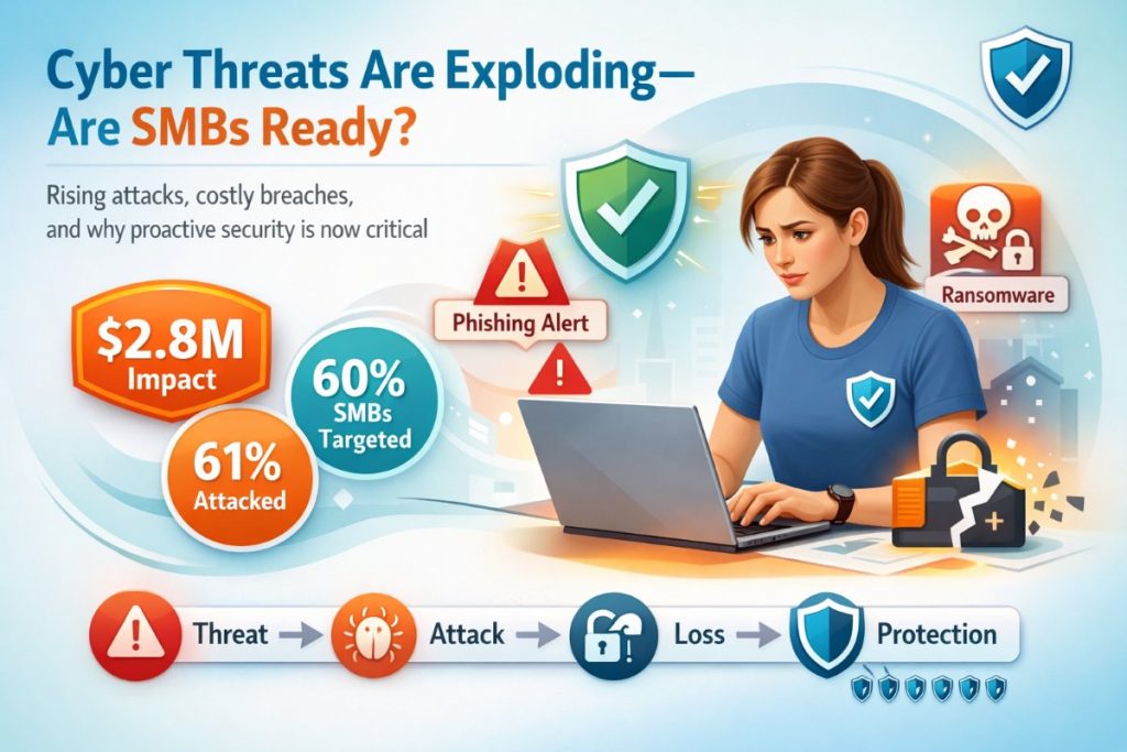 ASD Essential Eight cybersecurity infographic showing SMB protection against cyber threats and data breaches