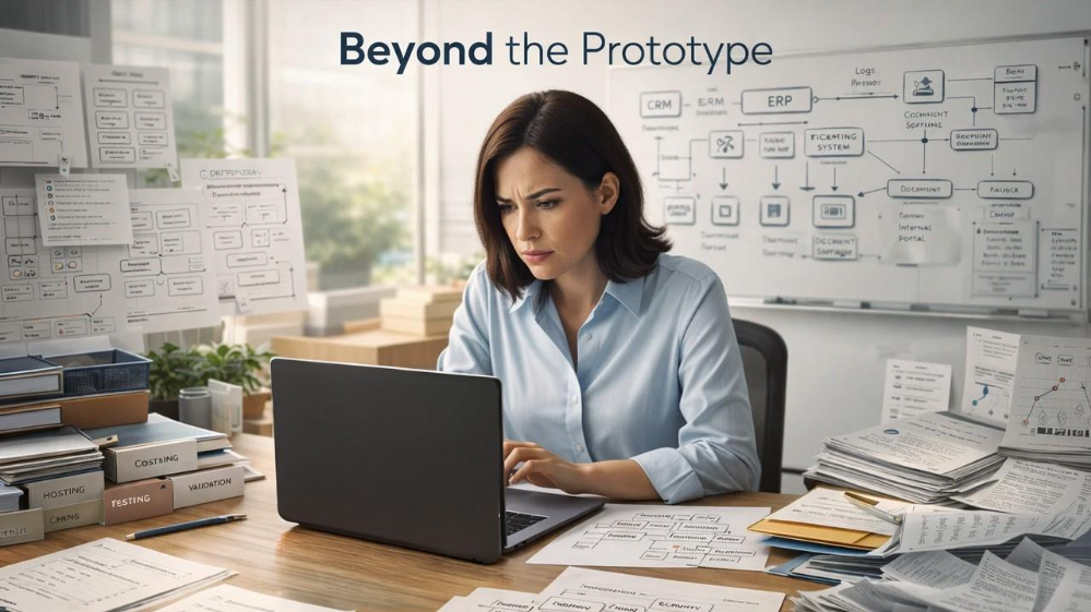 Budget planning and cost estimation before investing in AI development beyond the prototype stage