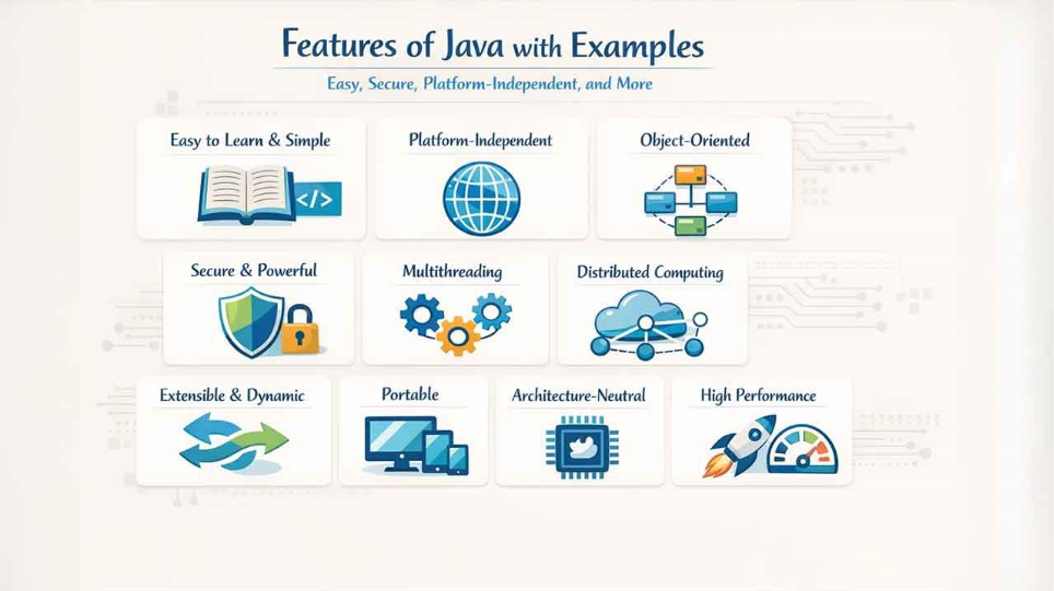 What Are the Features of Java with Examples?