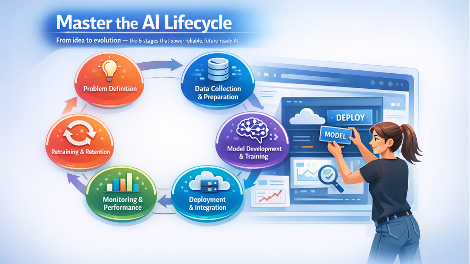 The 6 Key Stages of the AI Lifecycle 
