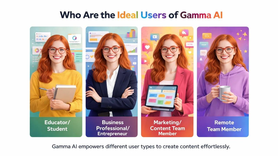 Who Are the Ideal Users of Gamma AI?