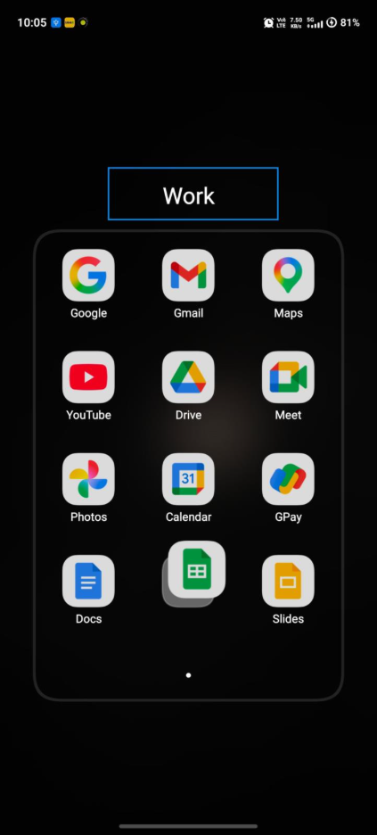 Arrange Android Apps by Workflow or Daily Routine