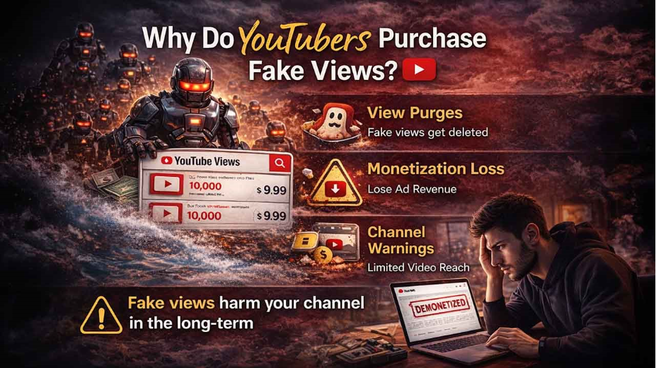 Why Do YouTubers Choose to Purchase Fake Views?