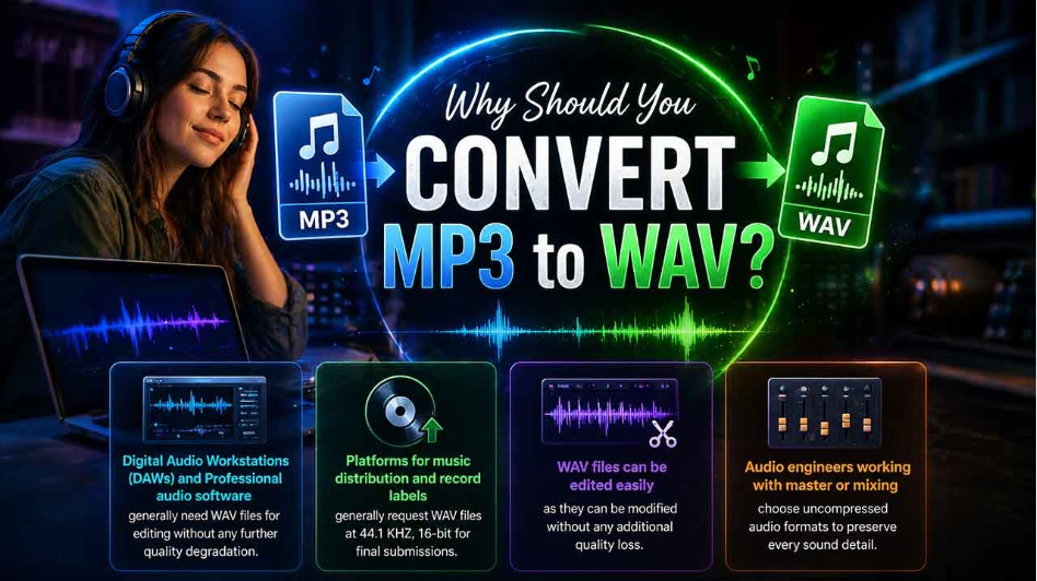 Why Should You Convert MP3 to WAV