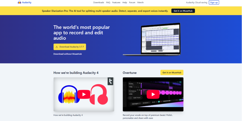 Audacity (Free, Open-Source) 