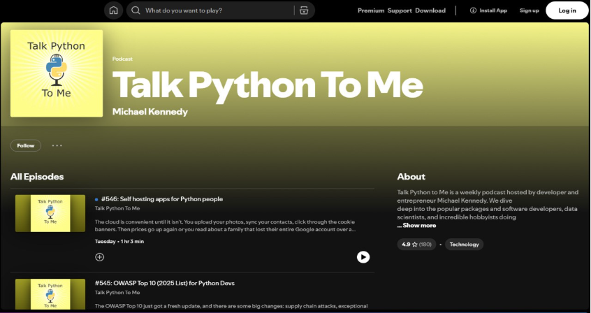 Talk Python To Me 