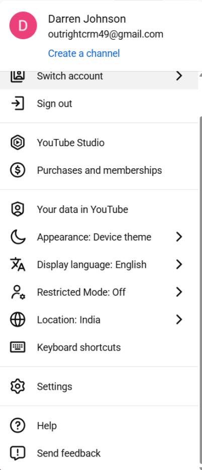 Go to the Settings of Your Channel