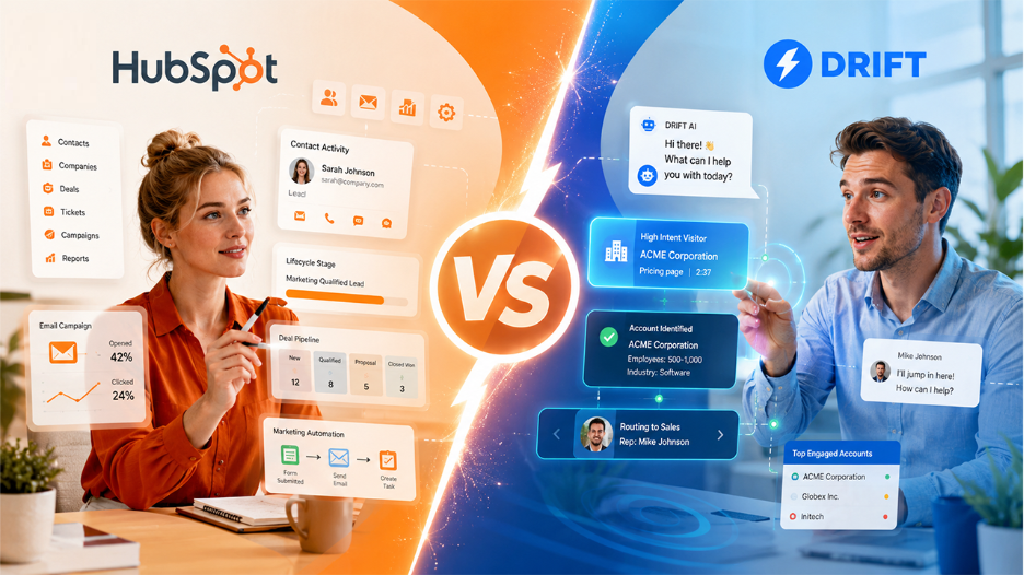 HubSpot vs Drift: Which Marketing Platform Is Right for Your Business? 