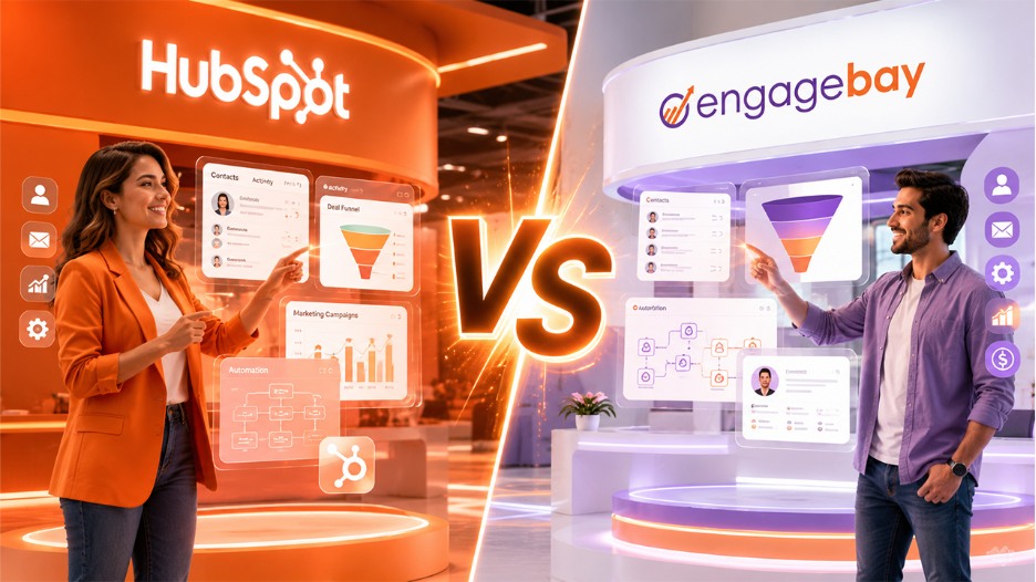 HubSpot vs EngageBay: Choosing the Best CRM for Growing Businesses 