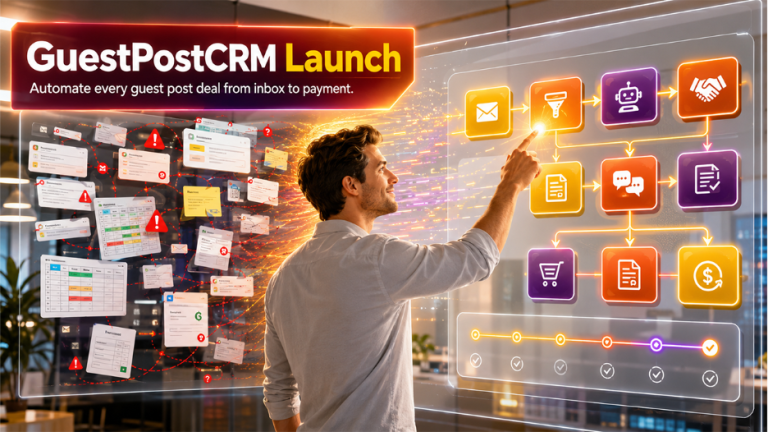 Launching GuestPostCRM