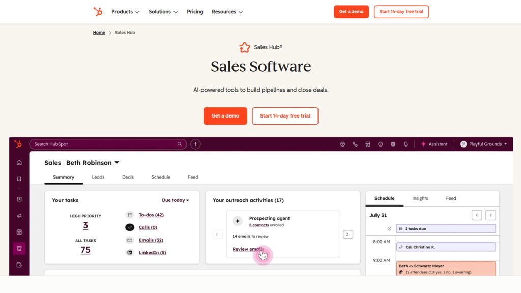 Sales Hub
