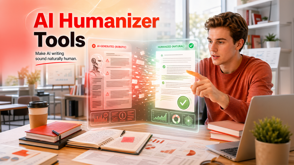 AI Humanizer Tools helping students and researchers transform AI-generated text into natural and human-like academic writing