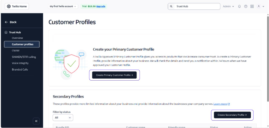 Create a Business Profile