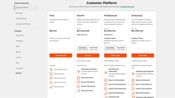 Pricing  HubSpot