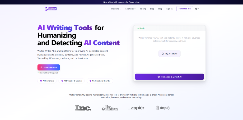WalterWritesAI is a newer tool gaining traction among students for its clean interface and reliable humanization. It rewrites AI text with attention to sentence flow and natural pacing. Detection bypass performance is solid across common academic platforms. Worth trying if you need a straightforward alternative to the bigger names. 