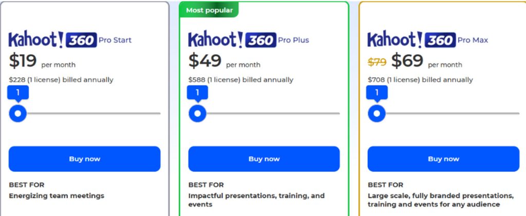 Pricing