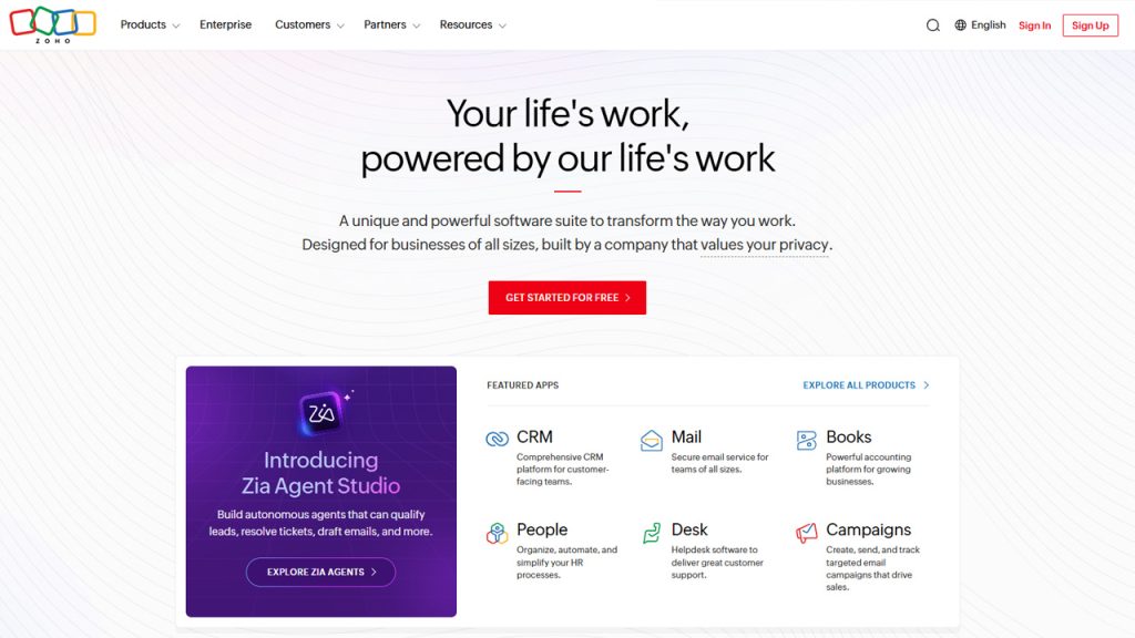Zoho CRM