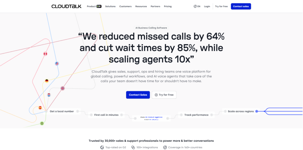 CloudTalk outbound dialer platform helping SMB, B2B, and B2C businesses automate sales calls, improve connect rates, and manage customer communications.