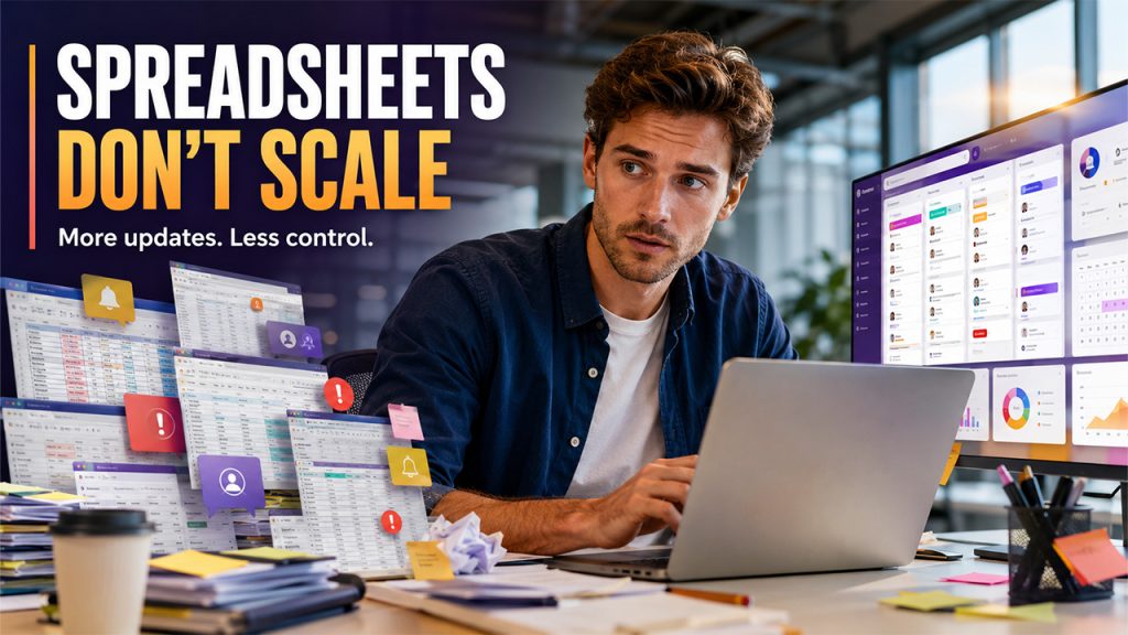 Project Task Tracker replacing spreadsheets and basic to-do lists for better task management and team collaboration