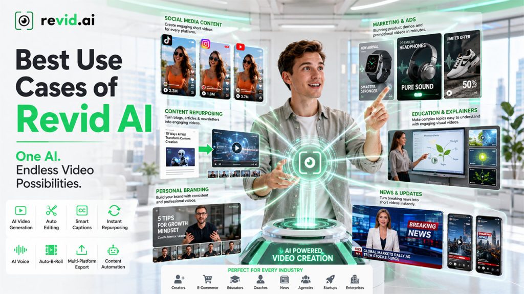 Best Use Cases of Revid AI