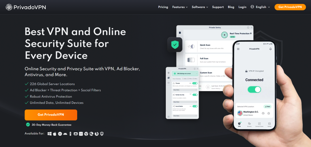PrivadoVPN — Best Free VPN for Streaming