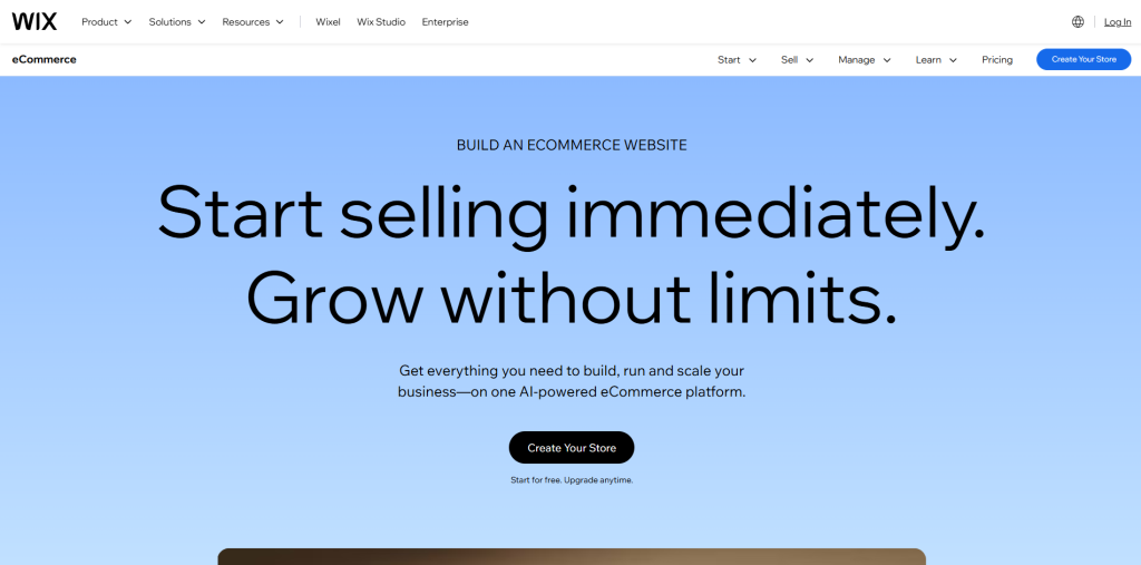 Wix eCommerce