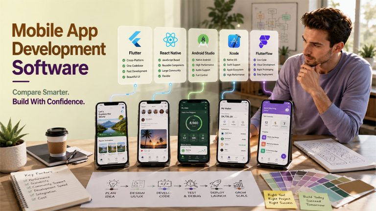 What Is the Best Software for Mobile App Development Top 5 Tools