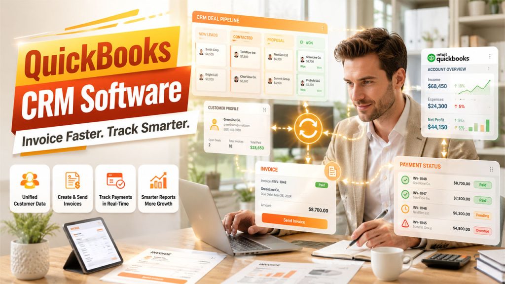 CRM software integrated with QuickBooks