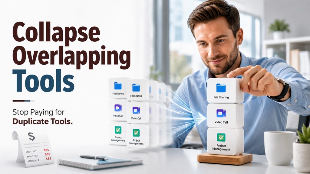 Collapse overlapping tools