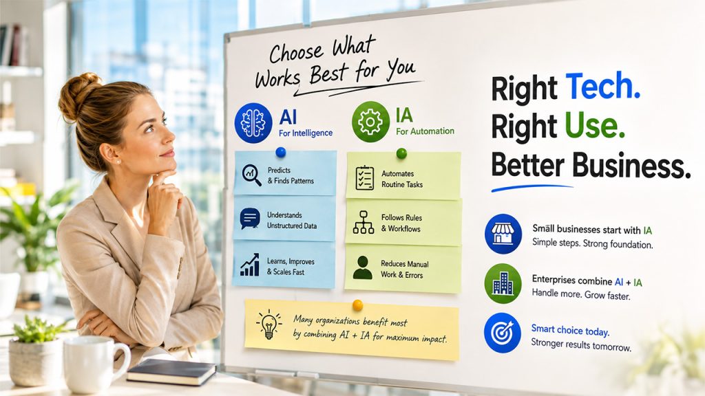 Selecting Between AI and IA for Your Organization