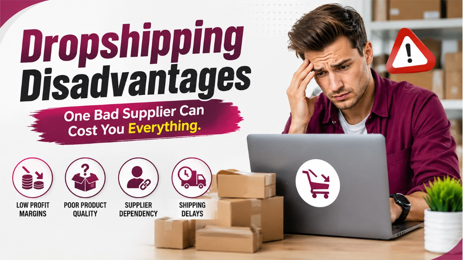 Disadvantages of Dropshipping