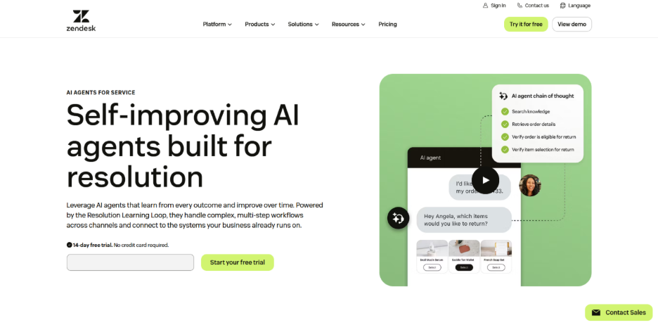 Zendesk AI Agents