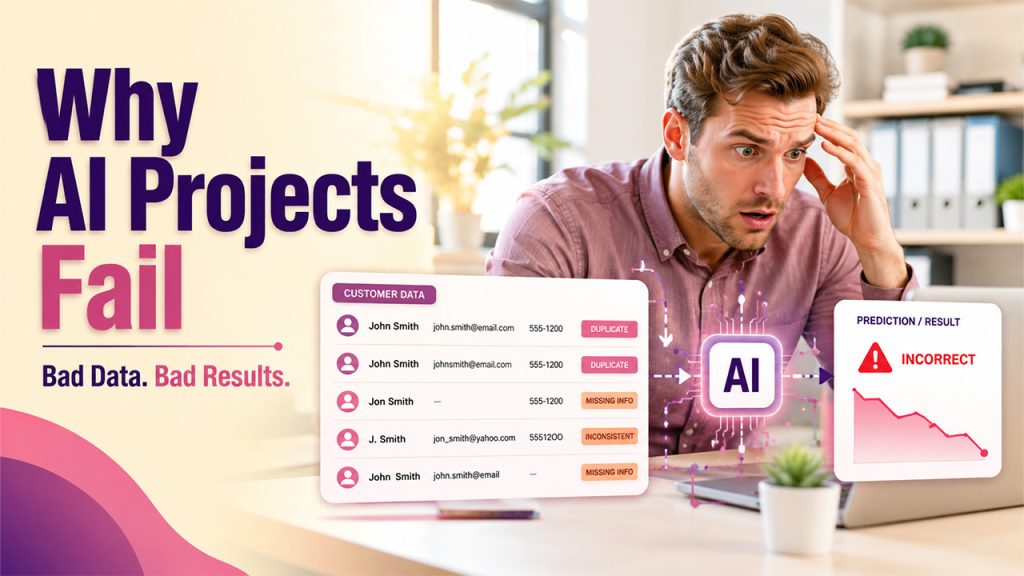 Marketing Automation AI projects failing because of bad data