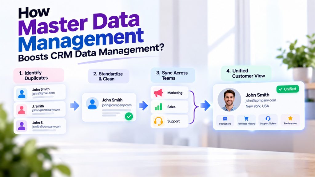 How Master Data Management Boosts CRM Data Management