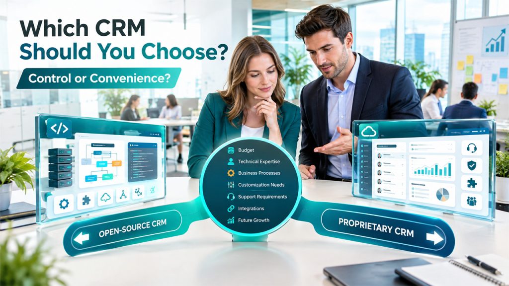 Open-Source CRM and Proprietary CRM Which CRM Should You Choose