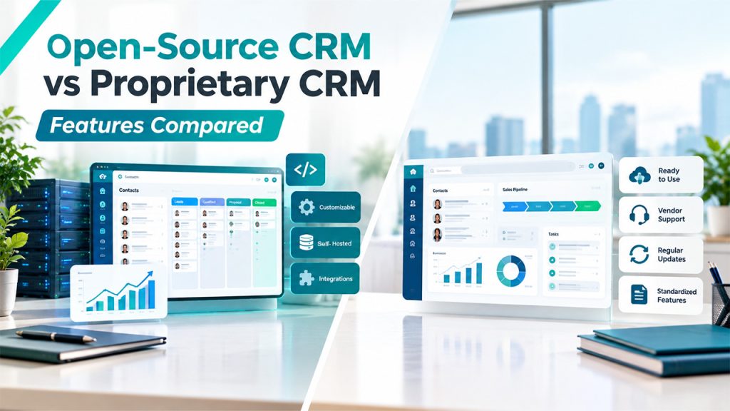 Open-Source CRM vs Proprietary CRM Features Compared