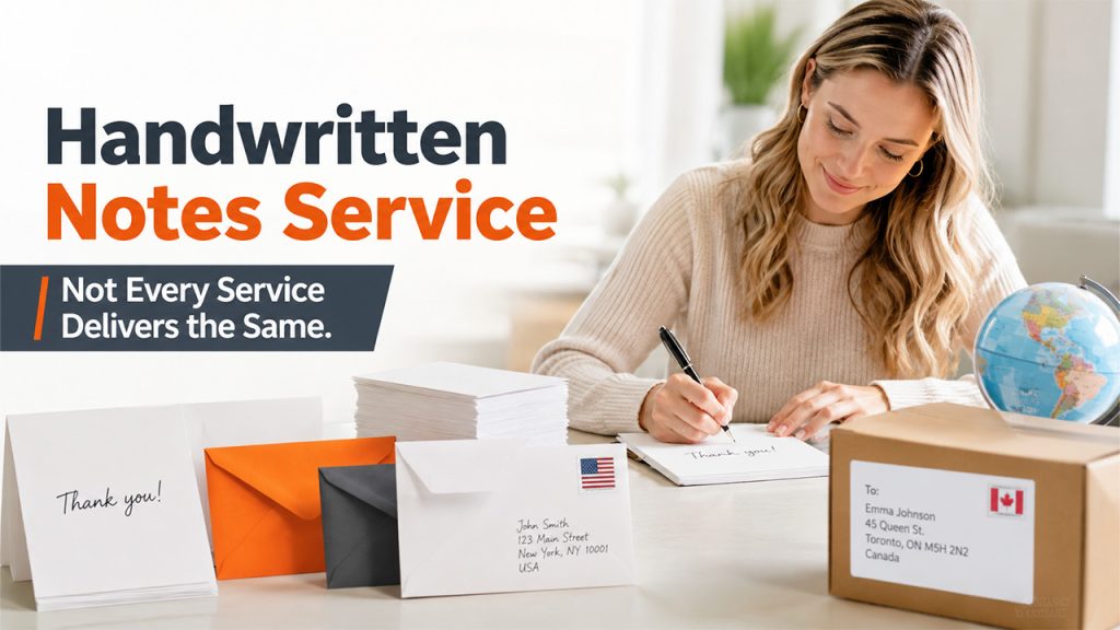 What to Check Before Choosing a Handwritten Notes Service