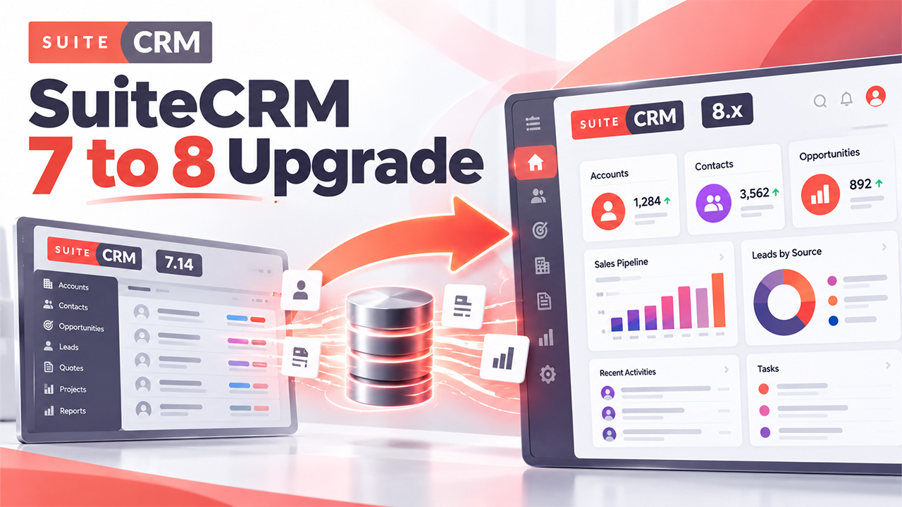 SuiteCRM 7.14 to 8.x Upgrade